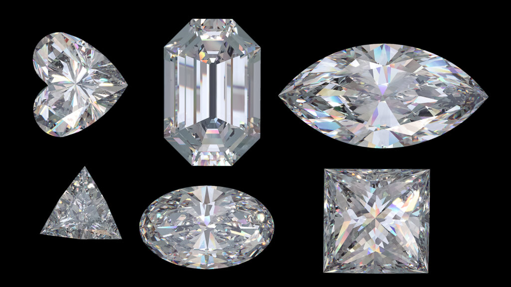 diamond shapes